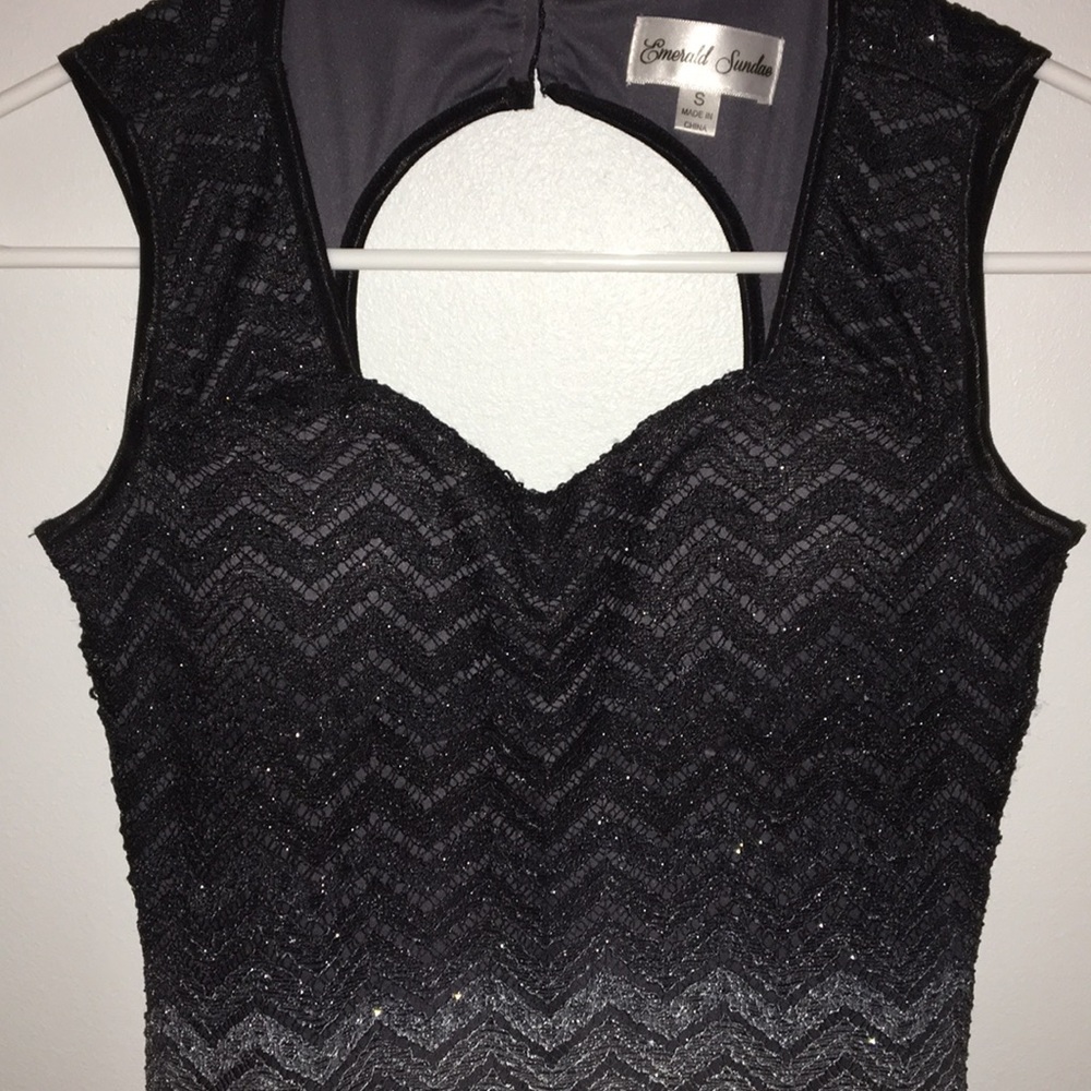 Ombré Sparkly Cocktail Dress